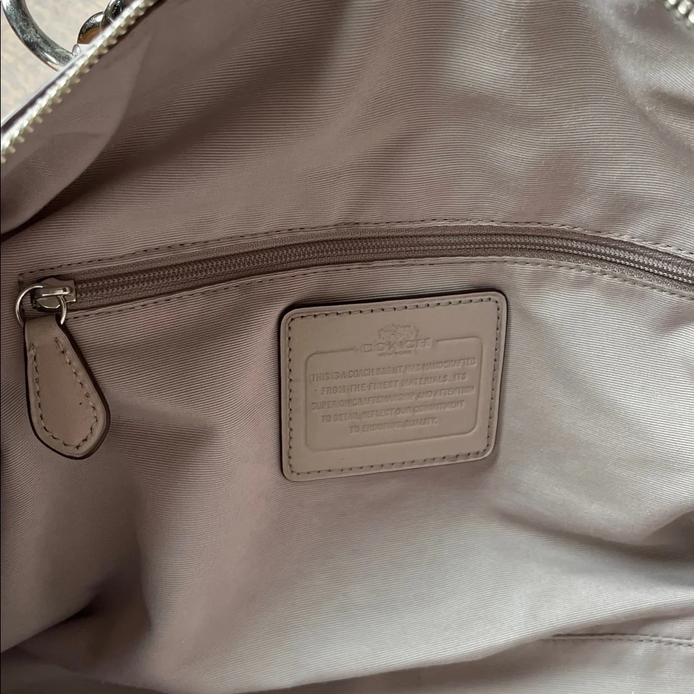 Coach Colette Shoulder Satchel f33806 Gray Birch - Picture 12 of 16